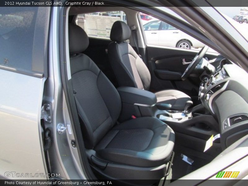Graphite Gray / Black 2012 Hyundai Tucson GLS AWD