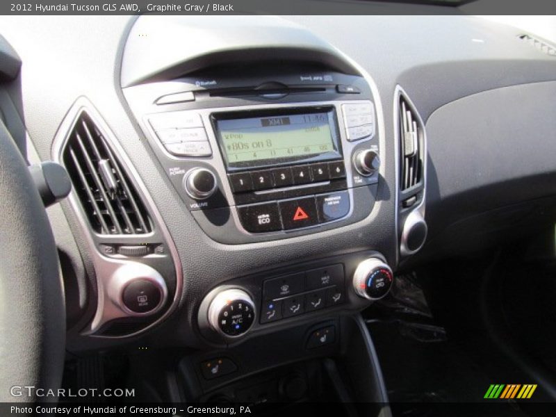 Graphite Gray / Black 2012 Hyundai Tucson GLS AWD