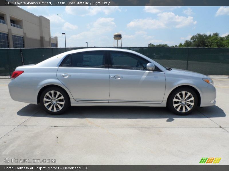 Classic Silver Metallic / Light Gray 2012 Toyota Avalon Limited