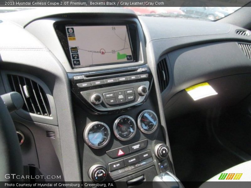 Controls of 2013 Genesis Coupe 2.0T Premium