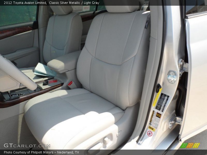 Classic Silver Metallic / Light Gray 2012 Toyota Avalon Limited