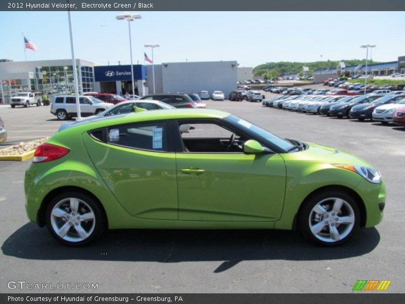 Electrolyte Green / Black 2012 Hyundai Veloster