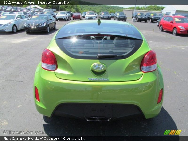 Electrolyte Green / Black 2012 Hyundai Veloster