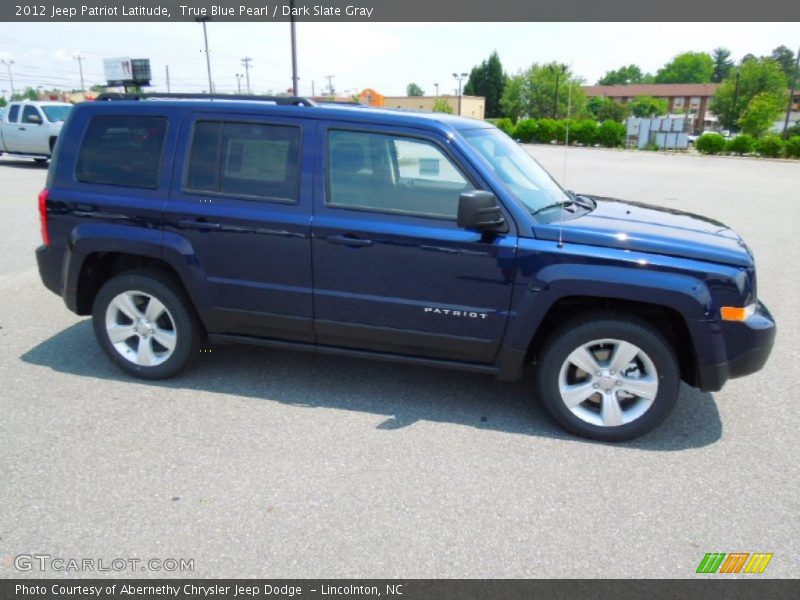 True Blue Pearl / Dark Slate Gray 2012 Jeep Patriot Latitude