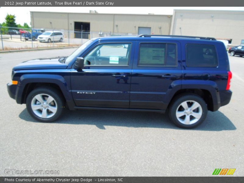 True Blue Pearl / Dark Slate Gray 2012 Jeep Patriot Latitude