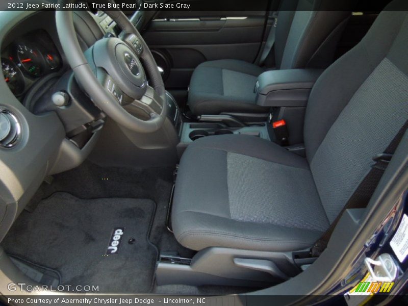 True Blue Pearl / Dark Slate Gray 2012 Jeep Patriot Latitude