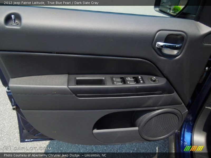 True Blue Pearl / Dark Slate Gray 2012 Jeep Patriot Latitude