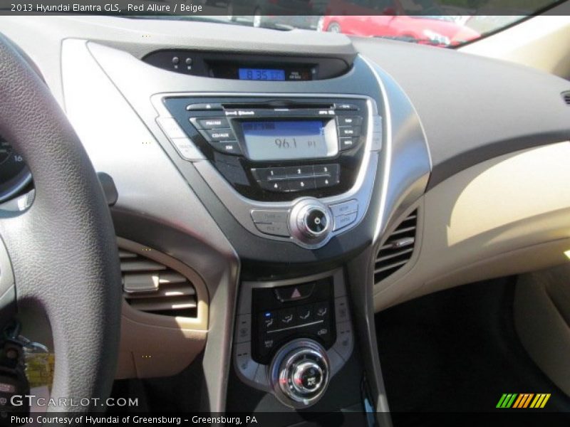 Red Allure / Beige 2013 Hyundai Elantra GLS