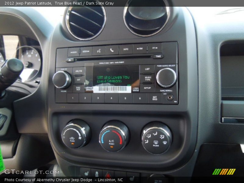 True Blue Pearl / Dark Slate Gray 2012 Jeep Patriot Latitude