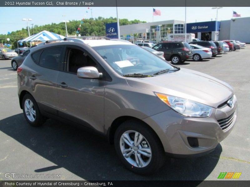 Chai Bronze / Taupe 2012 Hyundai Tucson GLS
