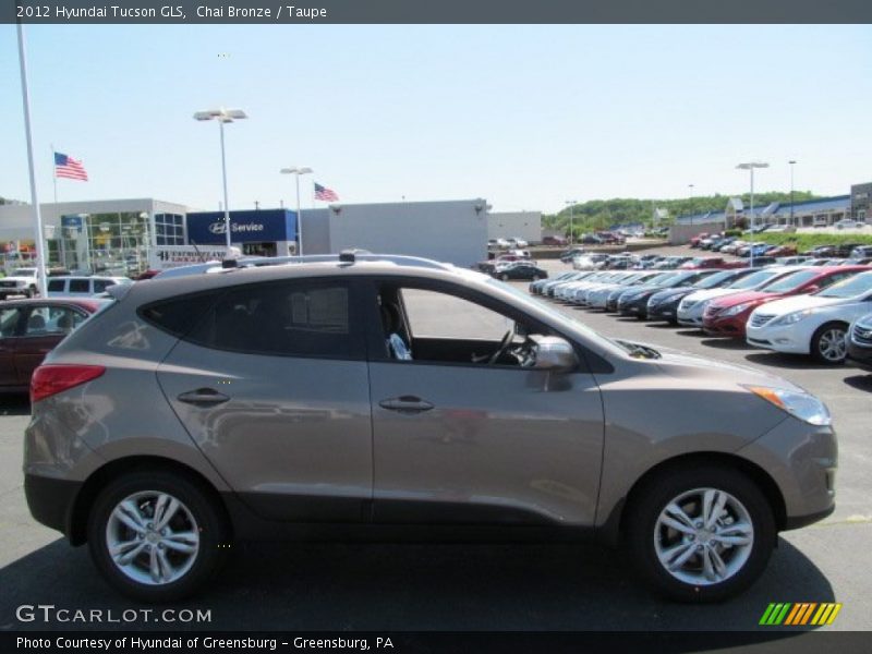 Chai Bronze / Taupe 2012 Hyundai Tucson GLS