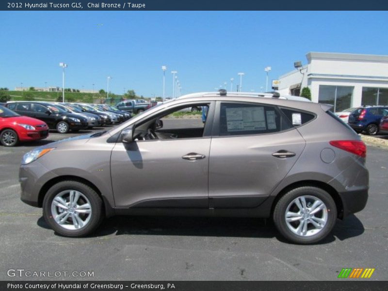 Chai Bronze / Taupe 2012 Hyundai Tucson GLS