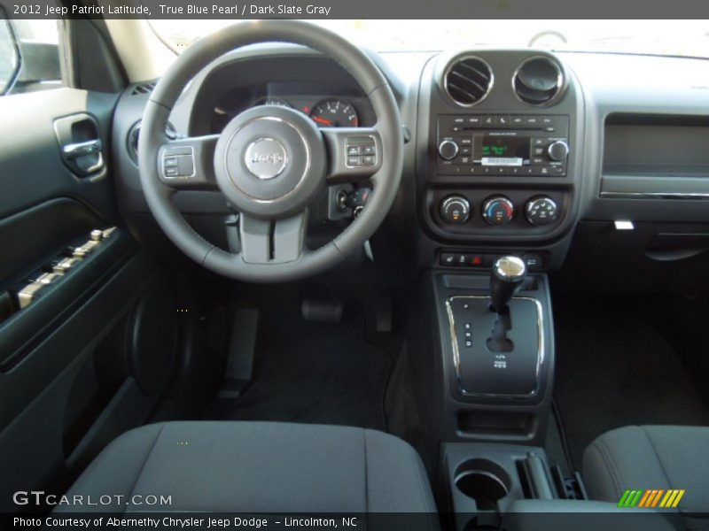 True Blue Pearl / Dark Slate Gray 2012 Jeep Patriot Latitude