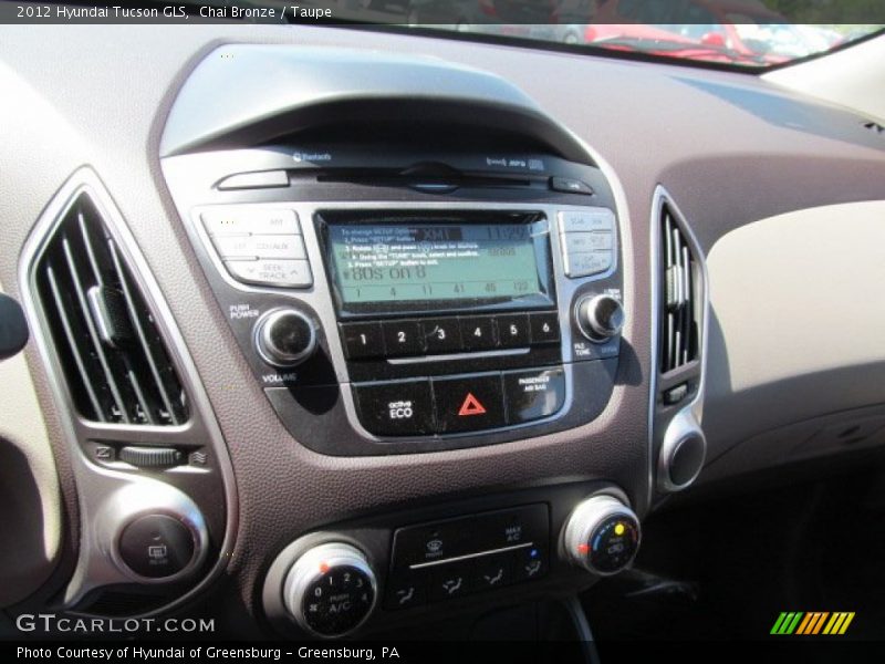 Chai Bronze / Taupe 2012 Hyundai Tucson GLS