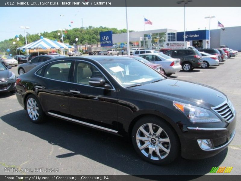 Black Noir Pearl / Cashmere 2012 Hyundai Equus Signature