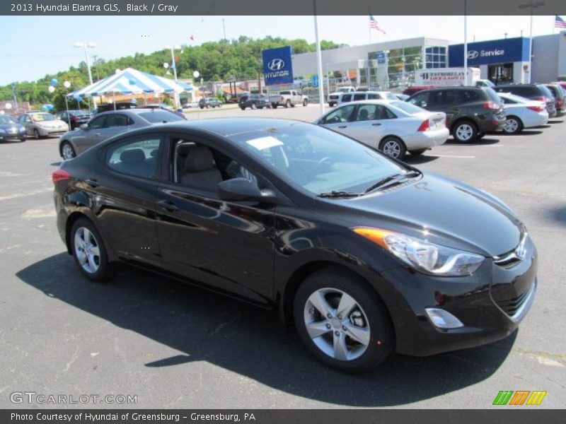 Black / Gray 2013 Hyundai Elantra GLS