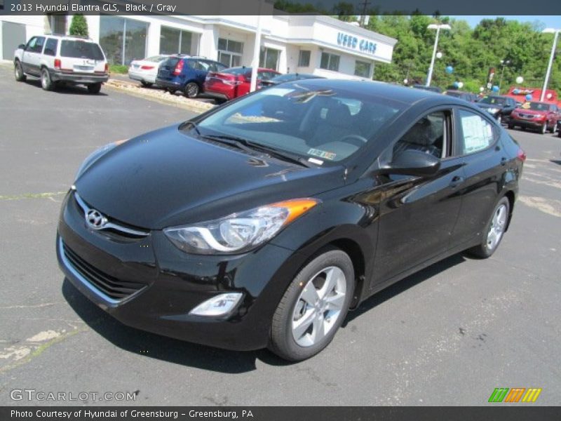 Black / Gray 2013 Hyundai Elantra GLS