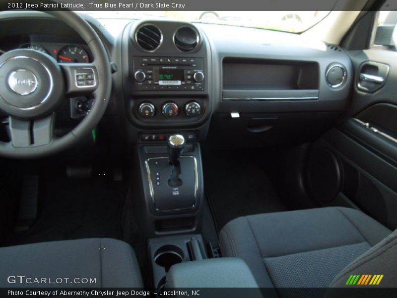 True Blue Pearl / Dark Slate Gray 2012 Jeep Patriot Latitude