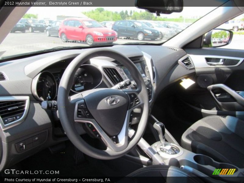 Electrolyte Green / Black 2012 Hyundai Veloster