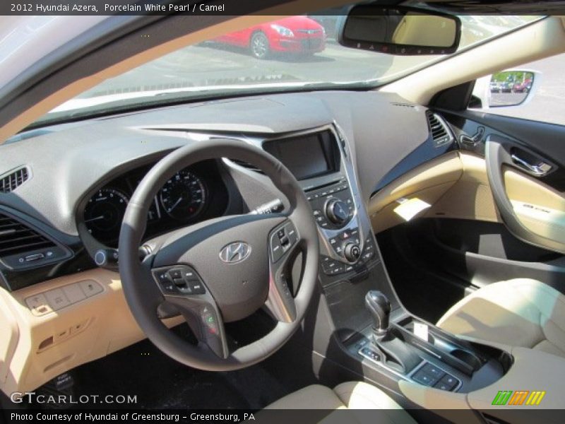 Dashboard of 2012 Azera 