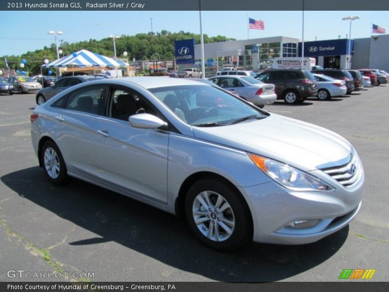 Radiant Silver / Gray 2013 Hyundai Sonata GLS