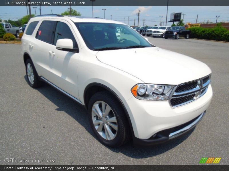 Front 3/4 View of 2012 Durango Crew