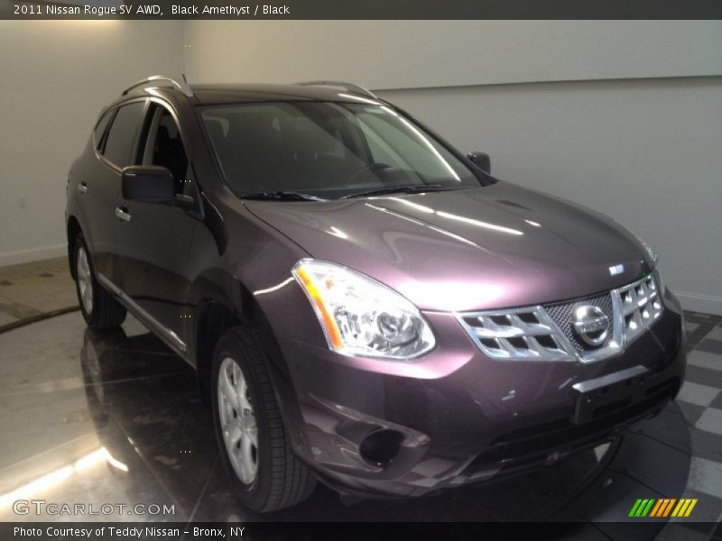 Black Amethyst / Black 2011 Nissan Rogue SV AWD