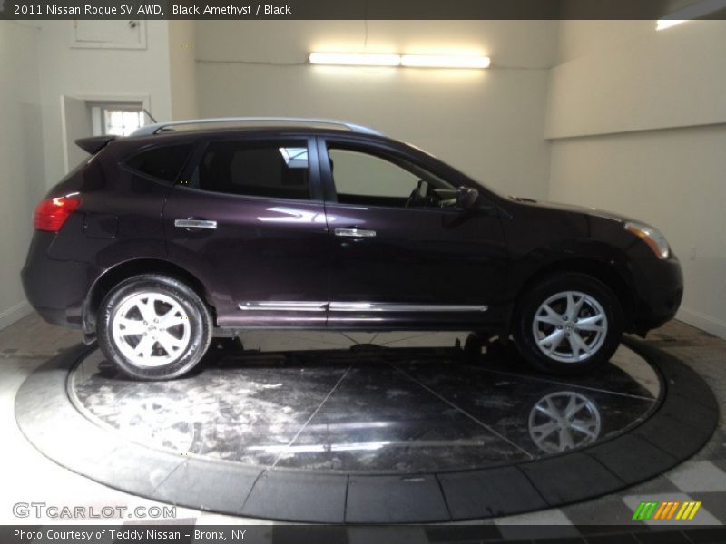 Black Amethyst / Black 2011 Nissan Rogue SV AWD