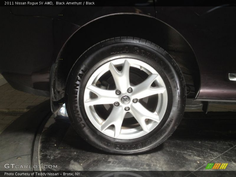 Black Amethyst / Black 2011 Nissan Rogue SV AWD