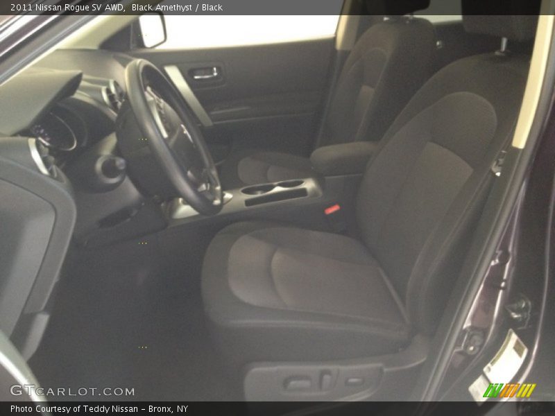 Black Amethyst / Black 2011 Nissan Rogue SV AWD
