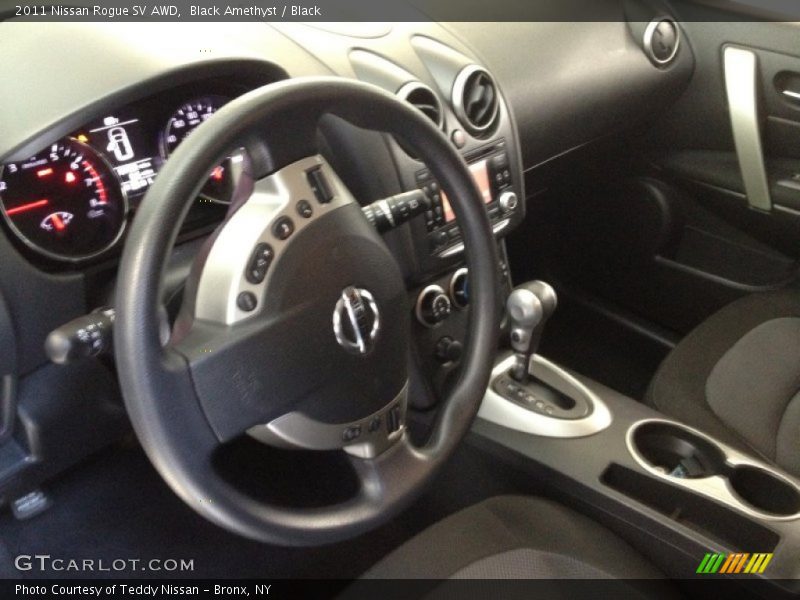 Black Amethyst / Black 2011 Nissan Rogue SV AWD