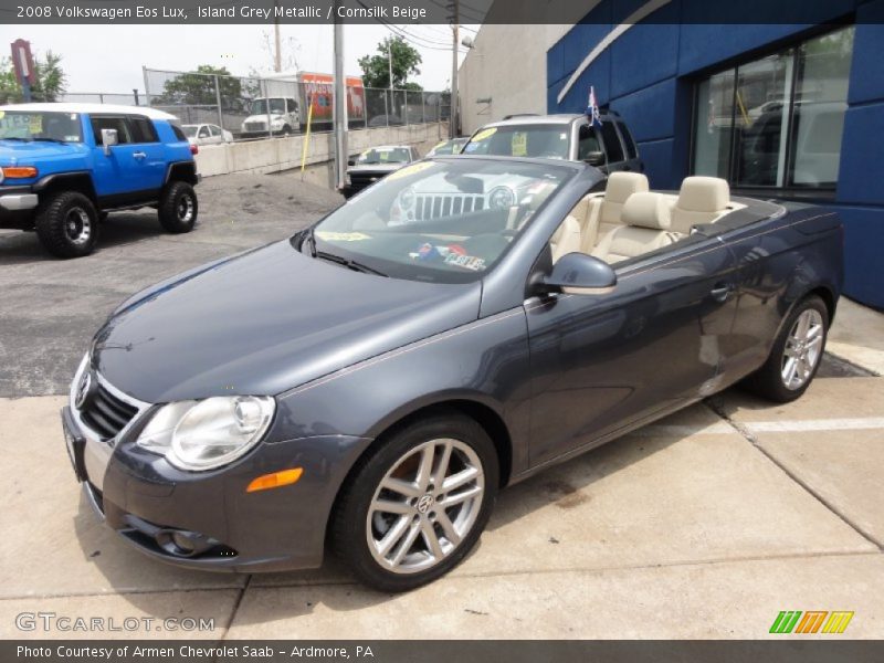 Island Grey Metallic / Cornsilk Beige 2008 Volkswagen Eos Lux