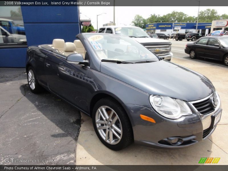 Island Grey Metallic / Cornsilk Beige 2008 Volkswagen Eos Lux