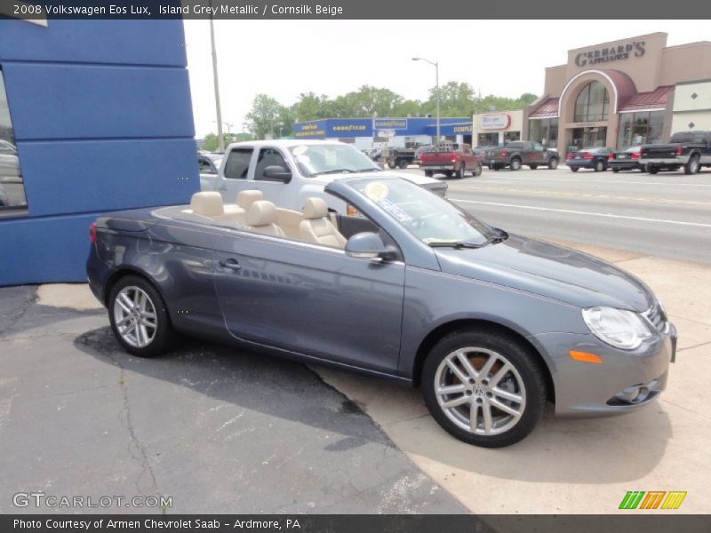 Island Grey Metallic / Cornsilk Beige 2008 Volkswagen Eos Lux