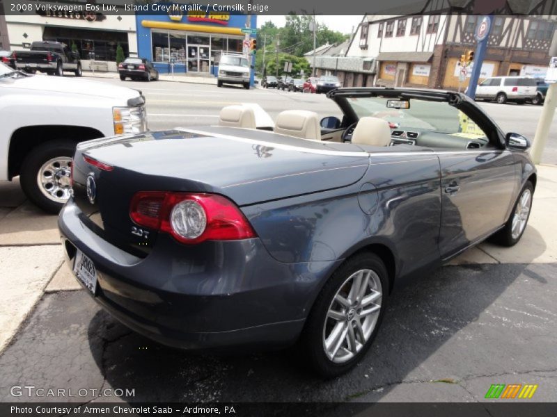 Island Grey Metallic / Cornsilk Beige 2008 Volkswagen Eos Lux