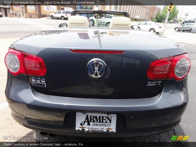 Island Grey Metallic / Cornsilk Beige 2008 Volkswagen Eos Lux