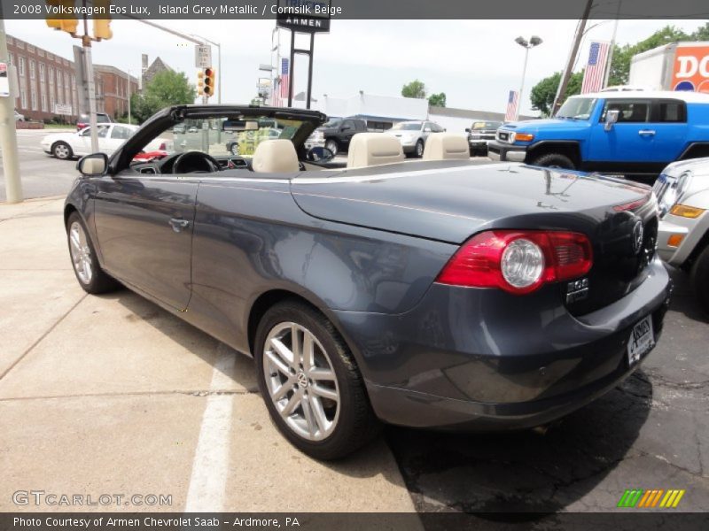 Island Grey Metallic / Cornsilk Beige 2008 Volkswagen Eos Lux