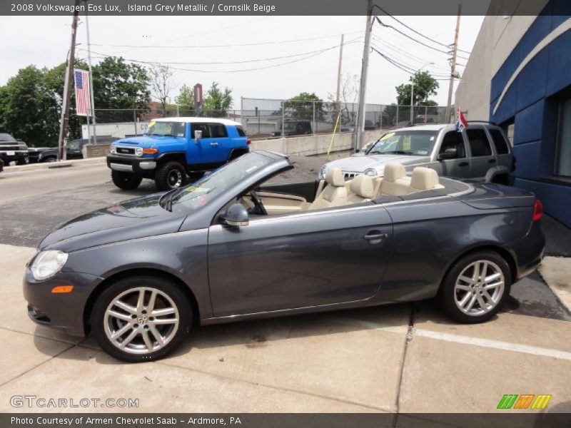Island Grey Metallic / Cornsilk Beige 2008 Volkswagen Eos Lux