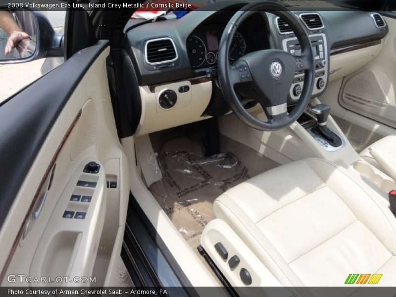 Island Grey Metallic / Cornsilk Beige 2008 Volkswagen Eos Lux