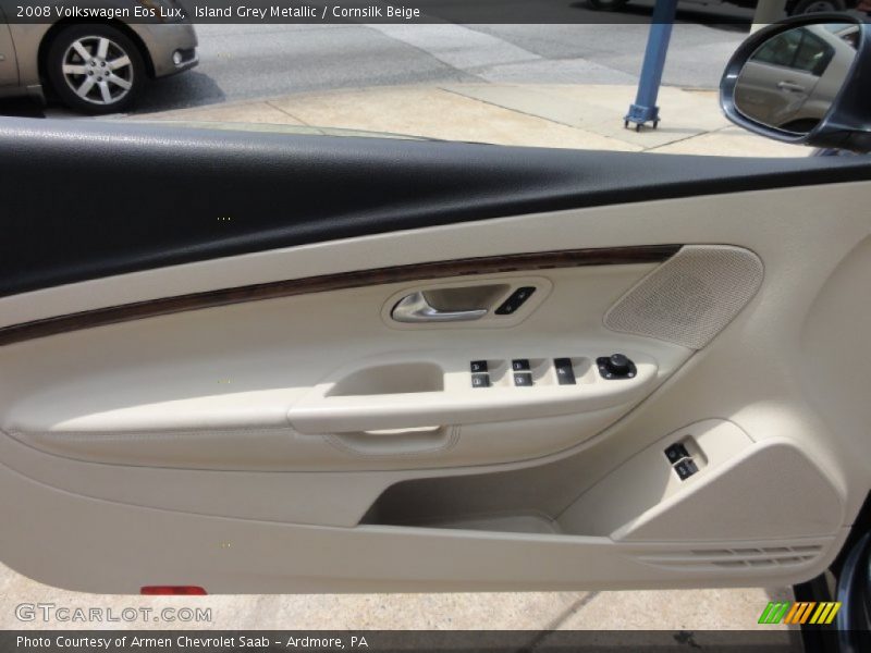 Island Grey Metallic / Cornsilk Beige 2008 Volkswagen Eos Lux