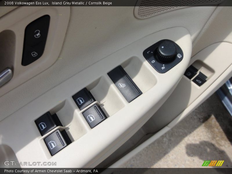 Island Grey Metallic / Cornsilk Beige 2008 Volkswagen Eos Lux