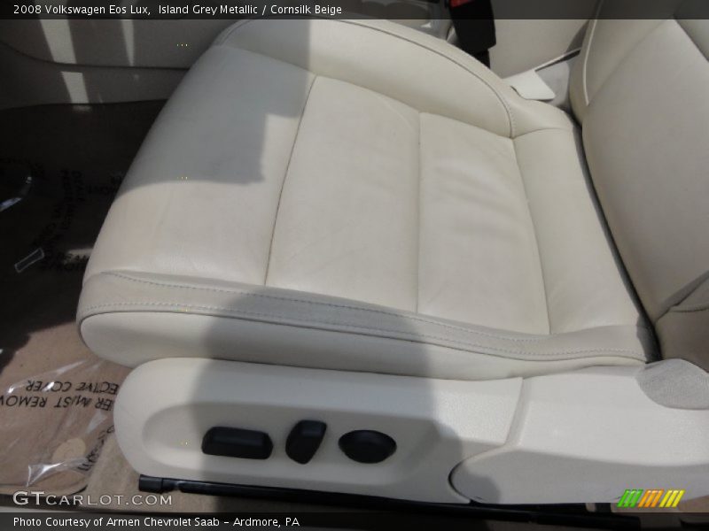 Island Grey Metallic / Cornsilk Beige 2008 Volkswagen Eos Lux