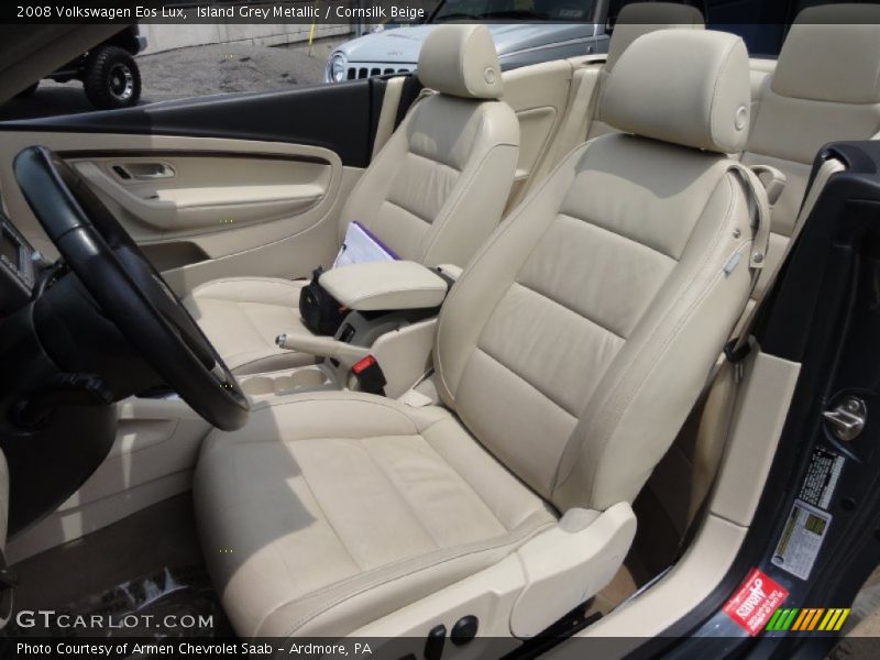 Island Grey Metallic / Cornsilk Beige 2008 Volkswagen Eos Lux
