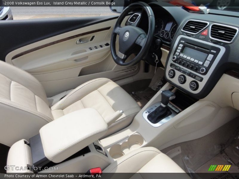 Island Grey Metallic / Cornsilk Beige 2008 Volkswagen Eos Lux