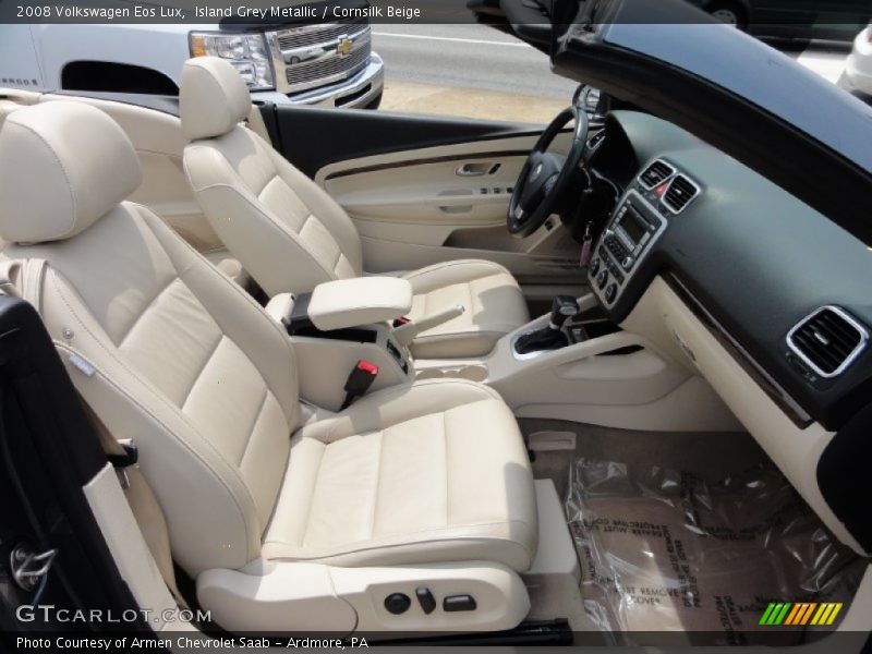 Island Grey Metallic / Cornsilk Beige 2008 Volkswagen Eos Lux