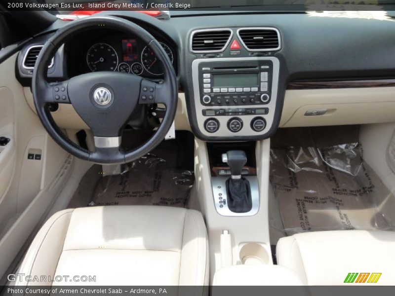 Island Grey Metallic / Cornsilk Beige 2008 Volkswagen Eos Lux