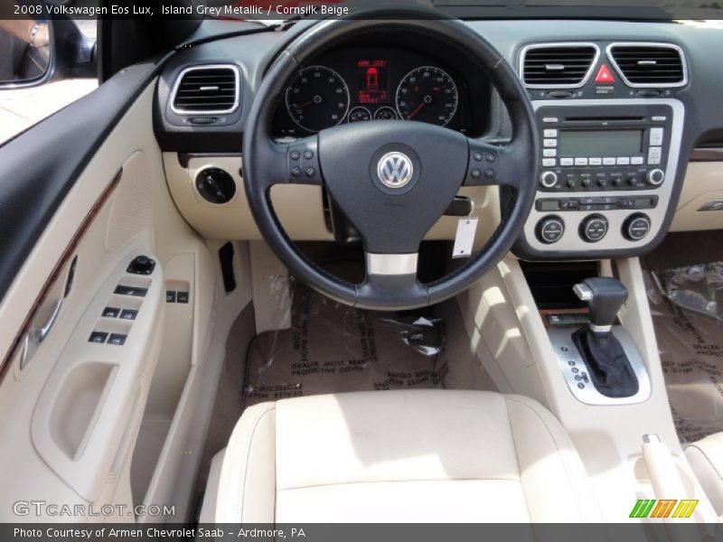 Island Grey Metallic / Cornsilk Beige 2008 Volkswagen Eos Lux