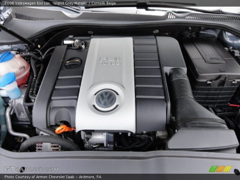 Island Grey Metallic / Cornsilk Beige 2008 Volkswagen Eos Lux