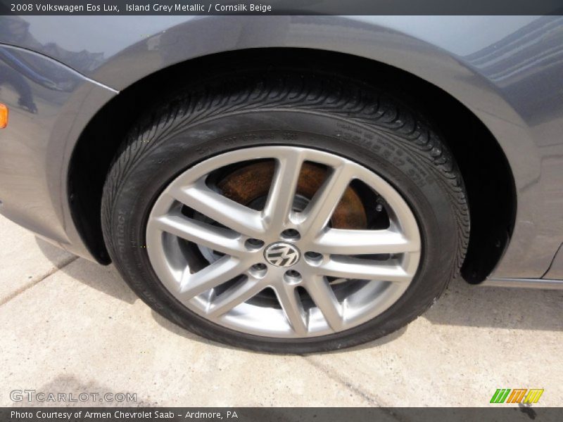 Island Grey Metallic / Cornsilk Beige 2008 Volkswagen Eos Lux