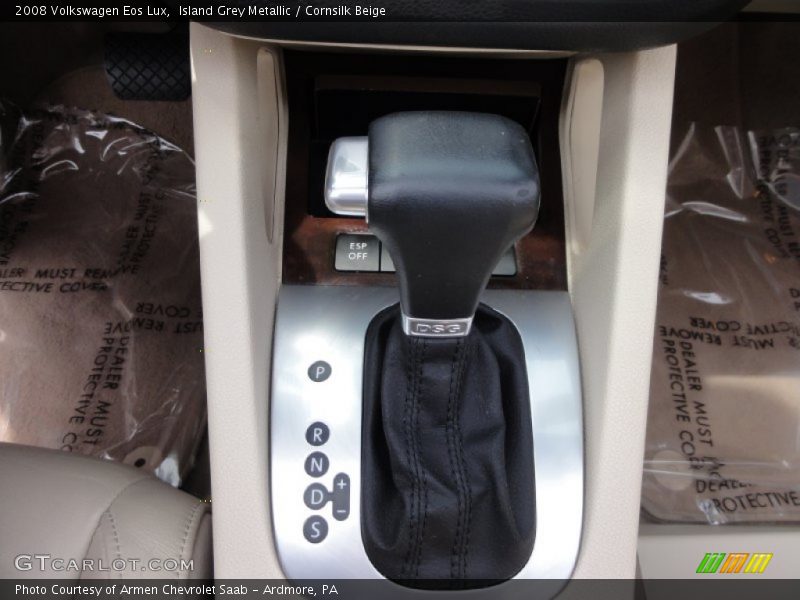 Island Grey Metallic / Cornsilk Beige 2008 Volkswagen Eos Lux